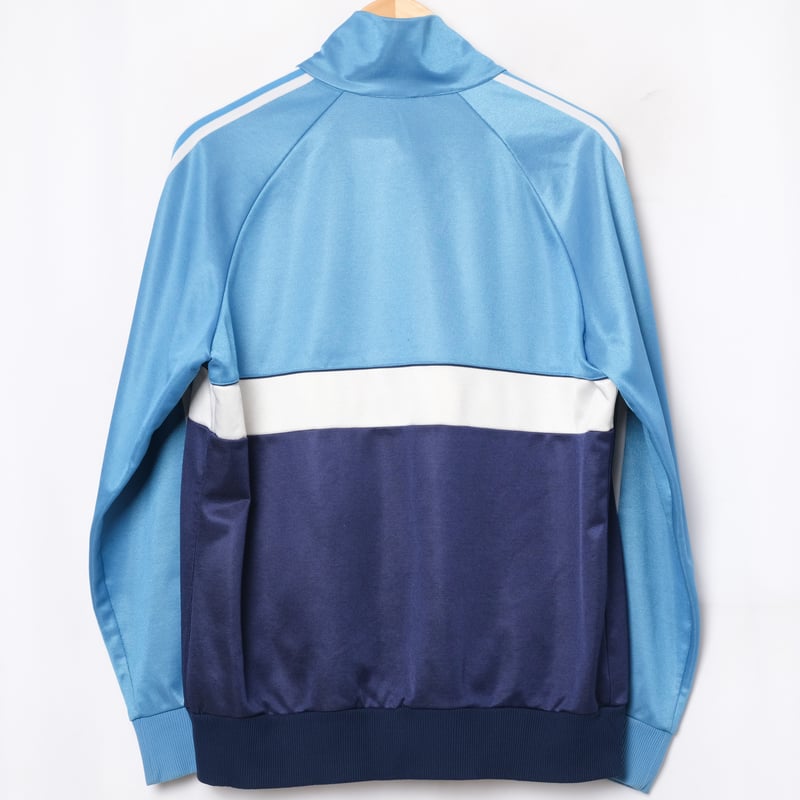 80s Vintage adidas Track Jacket Navy ×Light Blu...