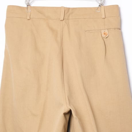 40s French Army FTEO Chino Trousers Size 86M Dead Stock