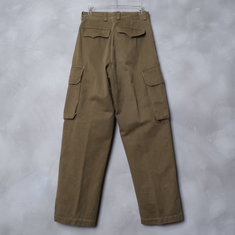 French Army M47 Trousers Late Brown Size21  Used