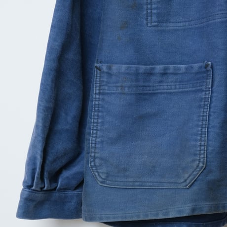 40-50s Blue Moleskin Jacket