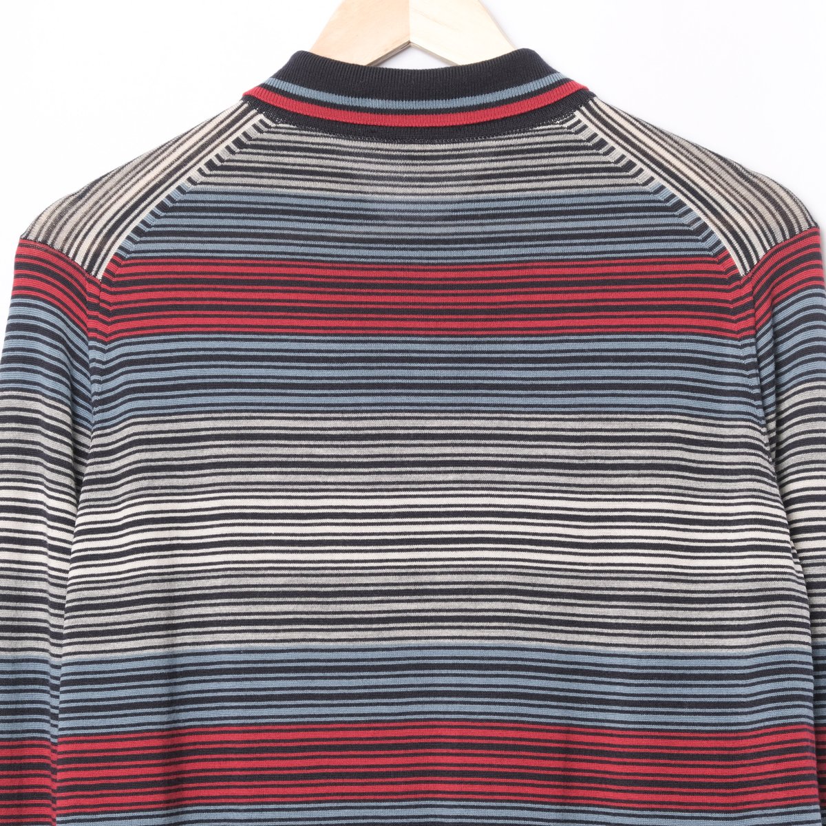 00s- JOHN SMEDLEY Merino Wool Knit Polo Shirt N