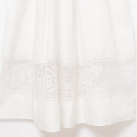 France Antique Linen Church Smock
