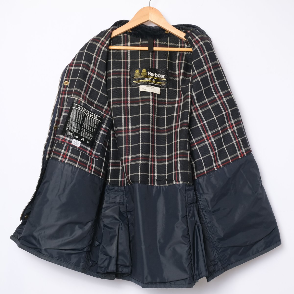 barbour バブアーburghley 2ワラント ヴィンテージ80's