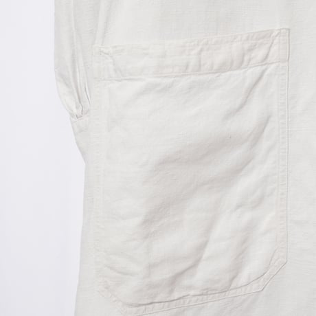 -30s  France Antique Linen Red Cross Hospital Coat