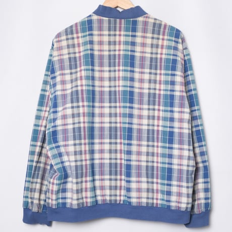70-80s LACOSTE Reversible Cotton Blouson Light Blue（Made in France）