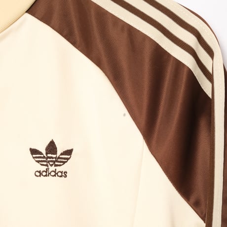 70s Vintage adidas Ventex ATP Ivory ×Brown Track Jacket (Made in France)