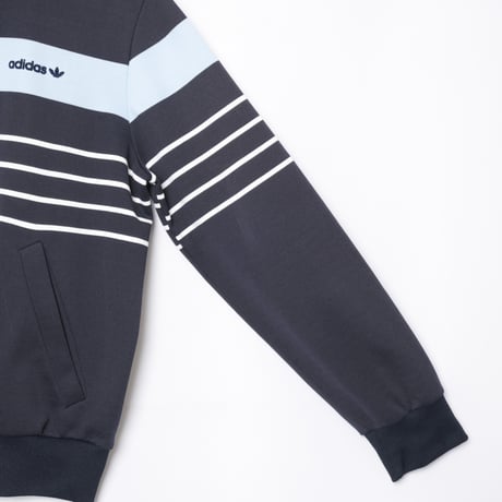 70-80s Vintage adidas Ventex Track Jacket Navy × Light Blue (Made in France)