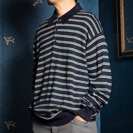 80s JOHN SMEDLEY Sea Island Cotton Polo Shirt（Made in England）