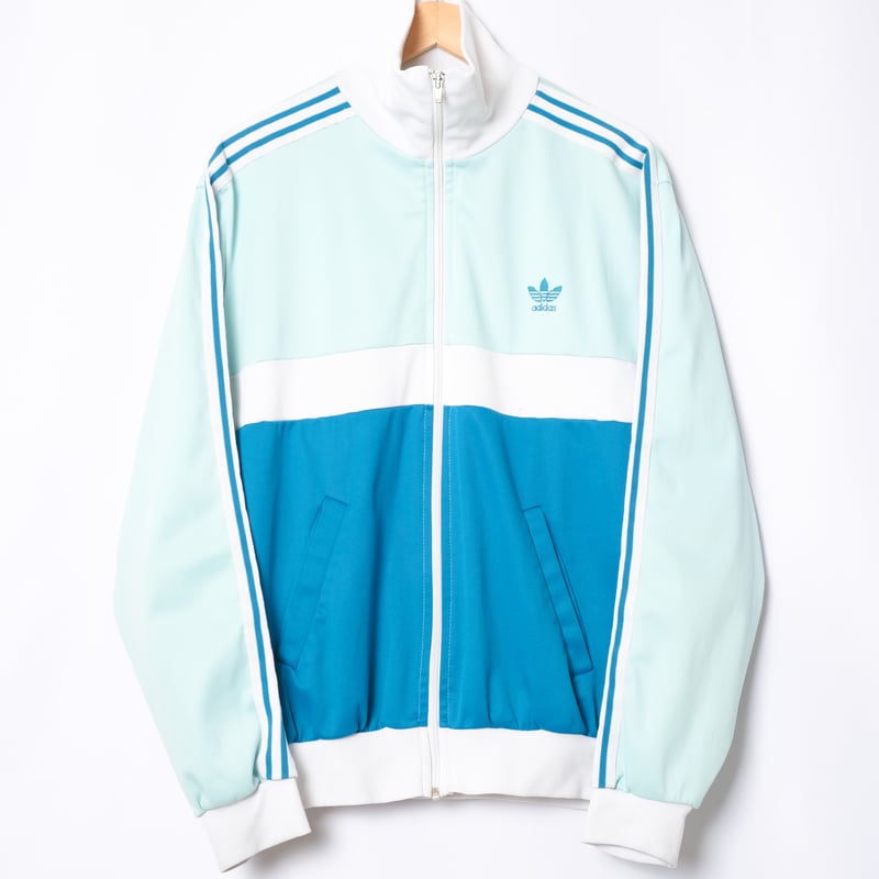 70-80s Vintage adidas Track Jacket Turquoise × 70-80s Vintage adidas Track Jacket Turquoise ×
