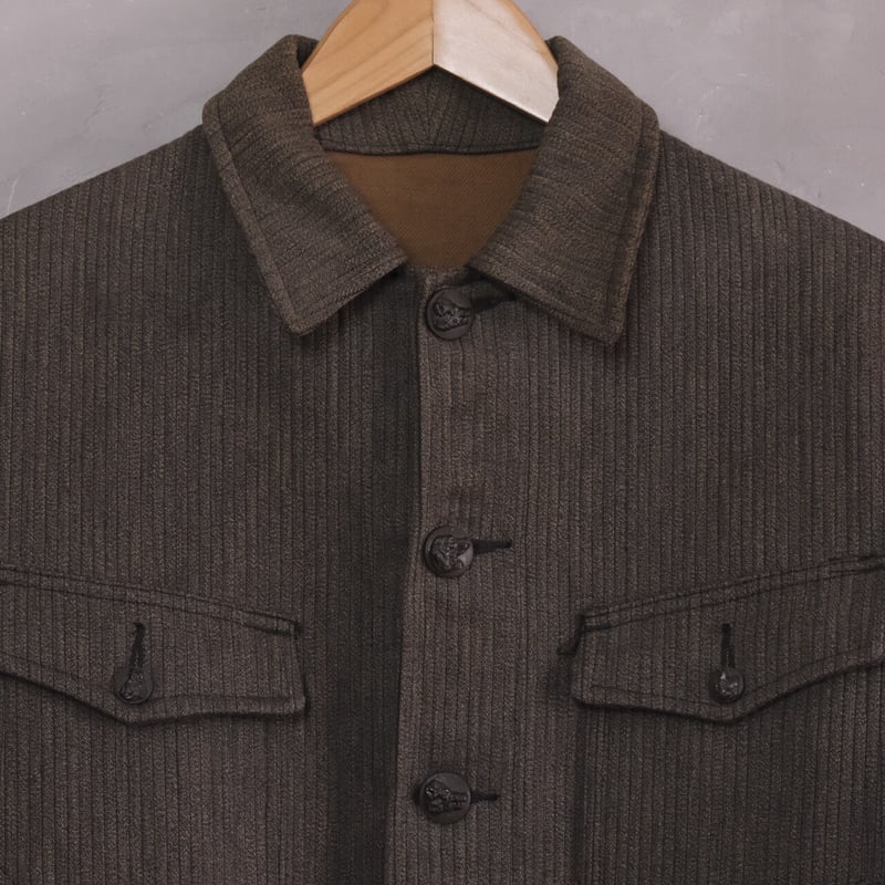50-60s French Vintage Pique Hunting Jacket | U