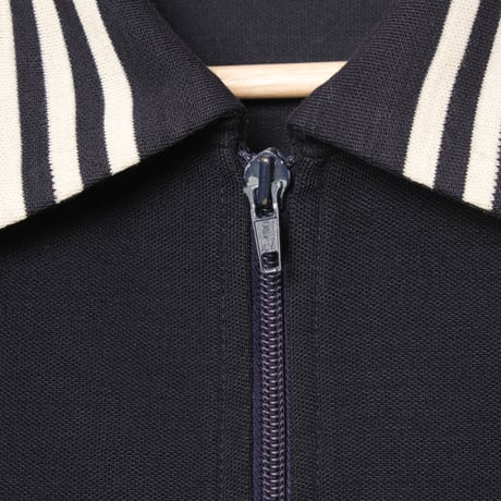 70s Vintage adidas Knit Track Jacket Navy