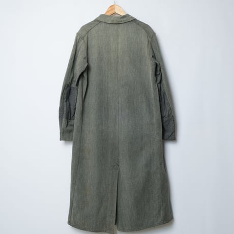 30-40s Le travailleur Black Chambray Atelier Coat