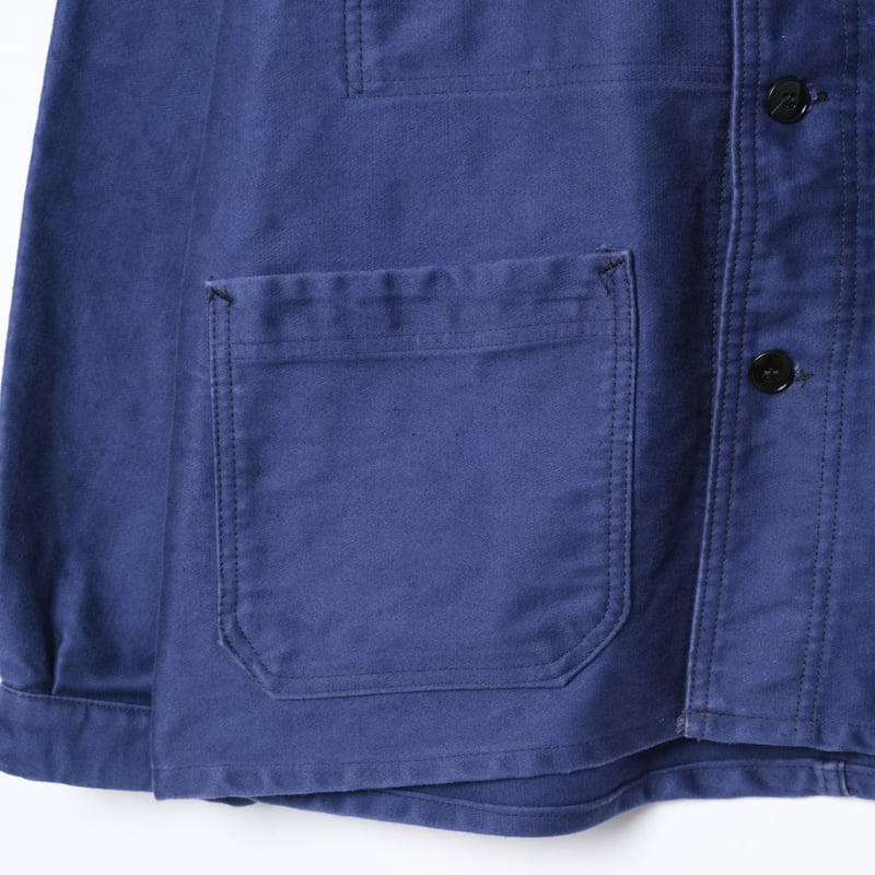 40s France Vintage L'Ange Bleu Blue Moleskin Wo 40s France Vintage L'Ange Bleu Blue Moleskin Wo