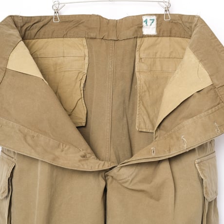 French Army M47 Trousers Early Canvas Size 17