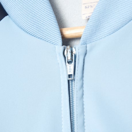 70-80s Vintage adidas Ventex ATP Track Jacket Light Blue × Navy（Made in France）