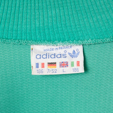 80s Vintage adidas Ventex Track Jacket Green (Made in France)  186