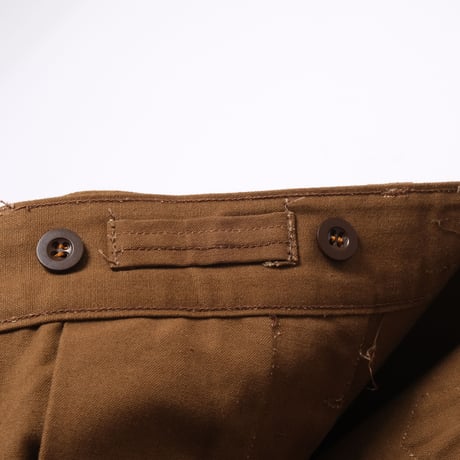 40-50s French Vintage SNCF Work Trousers Dead Stock