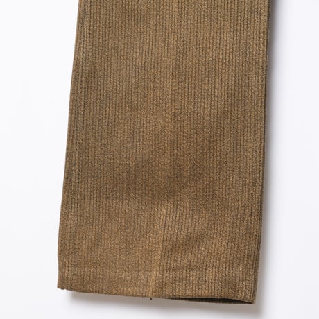50-60s France Vintage Le Tres souple Brown Cotton Pique Hunting Trousers Dead Stock