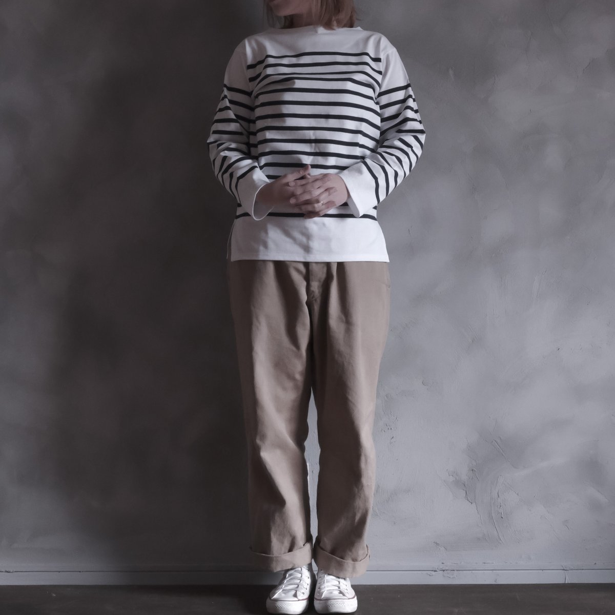 【試着のみ】セントジェームス ナバル T3 SAINT JAMES セントジェームス NAVAL Short Sleeve 【T3】 NEIGE