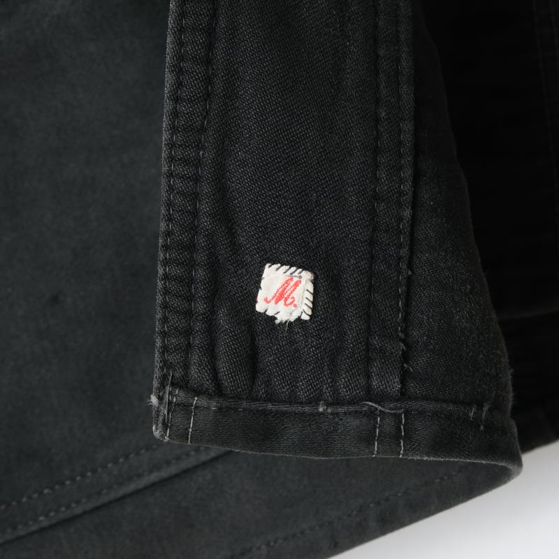 40-50s Le Mont St Michel Black Moleskin Jacket