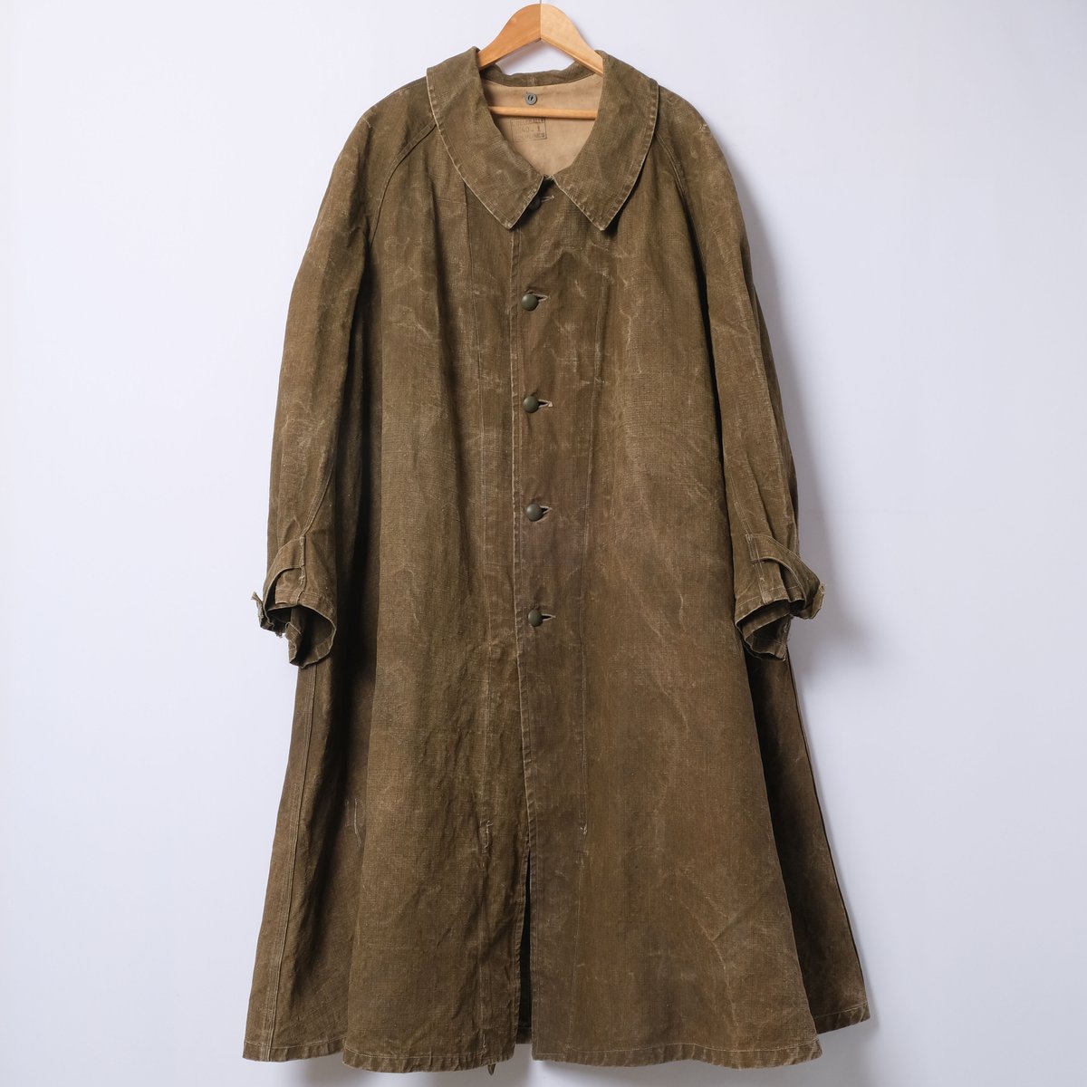 French Army M35 Motorcycle Coat Linen Size 2 French Army M35 Motorcycle Coat Linen Size 2