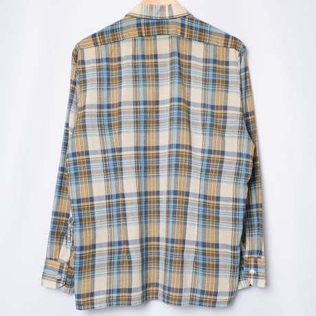 60-70s Poland Vintage Checked Shirt