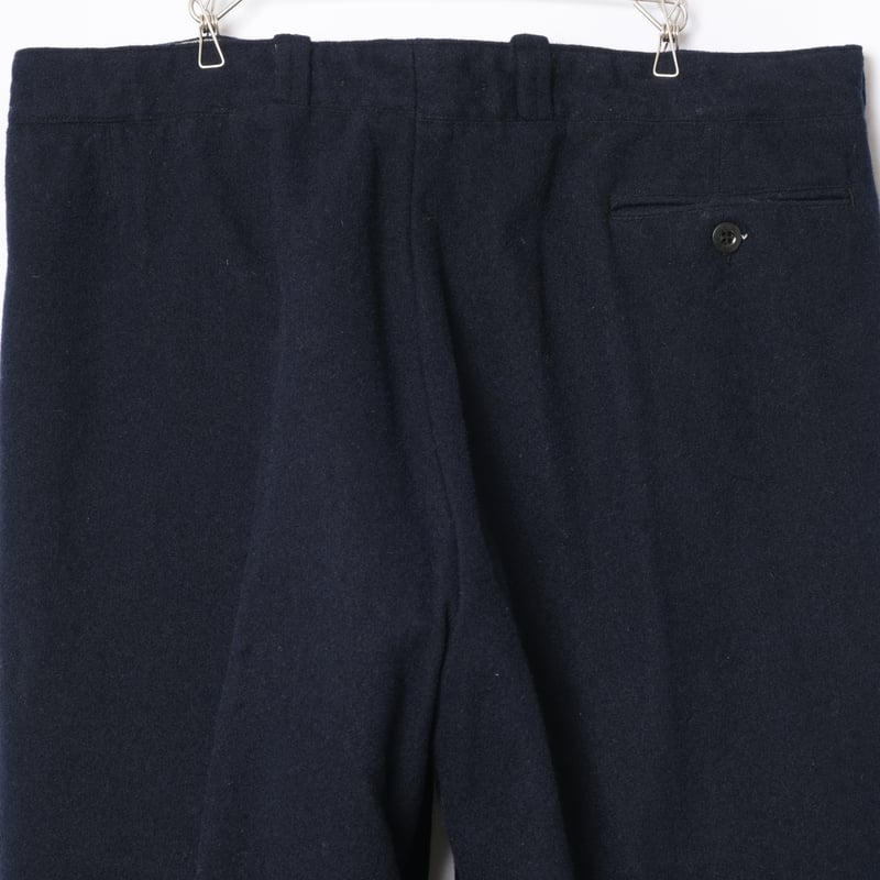 40-50s France Vintage Navy Wool Trousers | Ugla