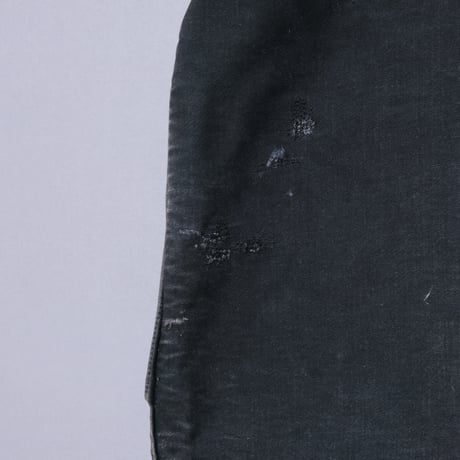40-50s Le Mont St Michel  French Work Black Moleskin Overalls Size52C