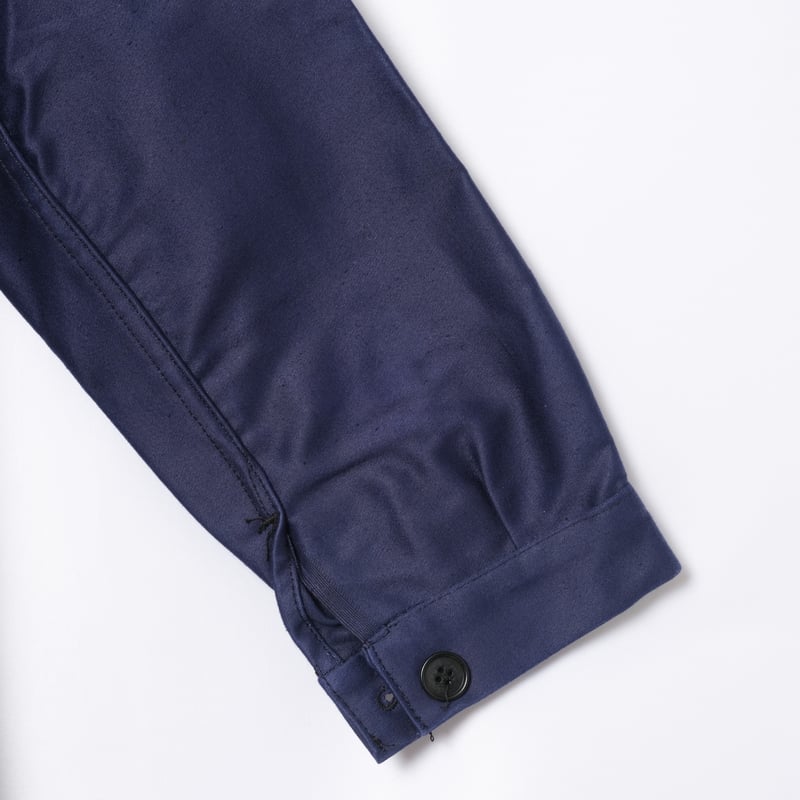 断捨離 40 50s フランスヴィンテージ　フィッシャーマン　モールスキン 40s 50s フランス ヴィンテージ 丸襟 モールスキン ワーク