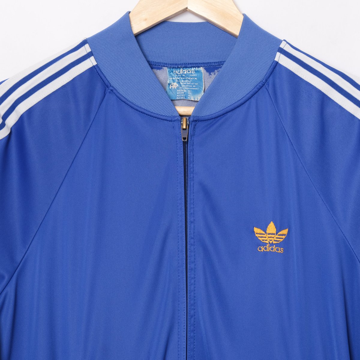 70-80s Vintage adidas VENTEX ATP Blue Track Jacket(Made