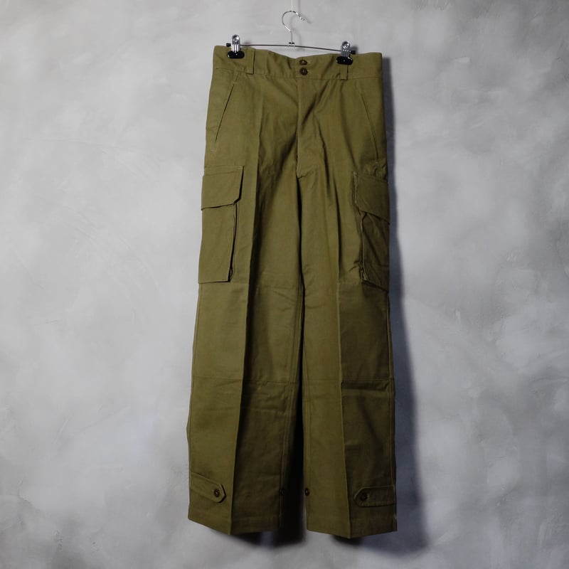 French Army M47 Trousers First Size 21 Canvas French Army M47 Trousers First Size 21 Canvas