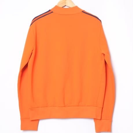 70s Vintage adidas Ventex Collarless Track Jacket Orange (Made in France)