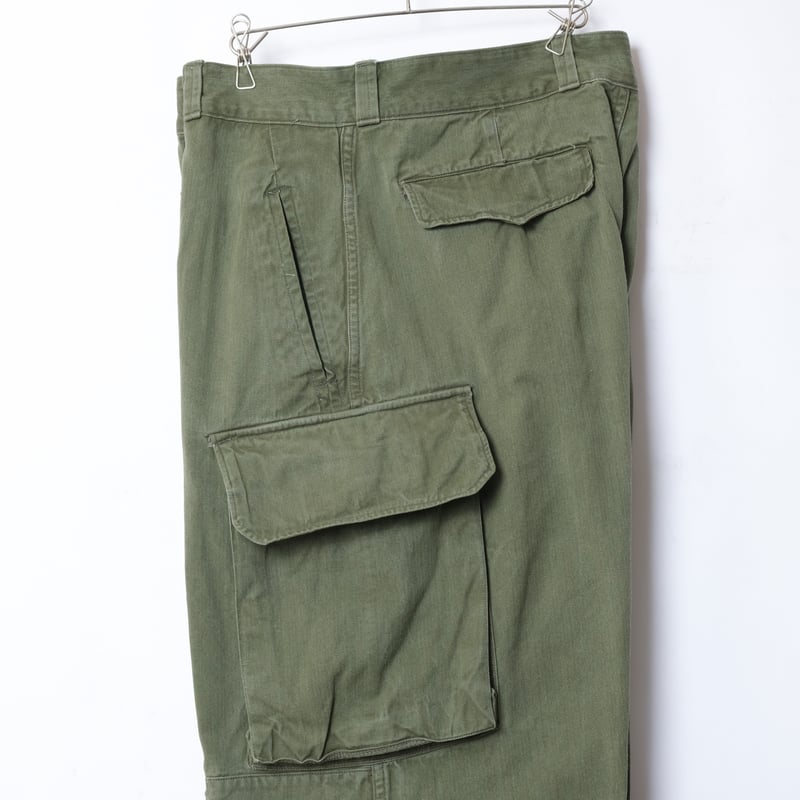 フランス軍 m47 パンツ 前期型 35 DEADSTOCK】French Army M-47 Trousers Early Model Size35 ①