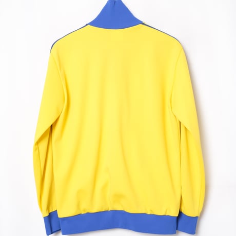 70s Vintage adidas Ventex Track Suits Yellow × Blue (Made in France) 174