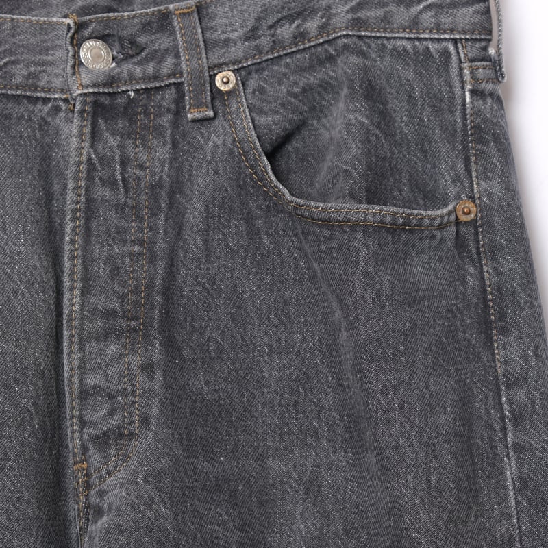 80s Euro Levi's 501 Black Denim Trousers (Made