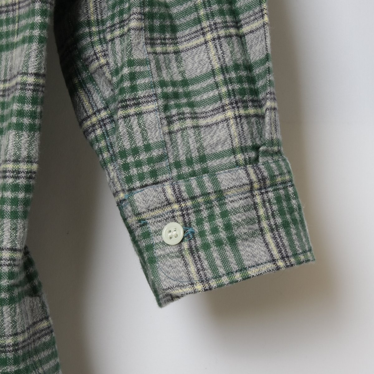 40-50s French Vintage Flannel Granpa Shirts Gr...