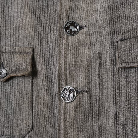 40-50s French Vintage Dumont d`urville  Pique Hunting Jacket