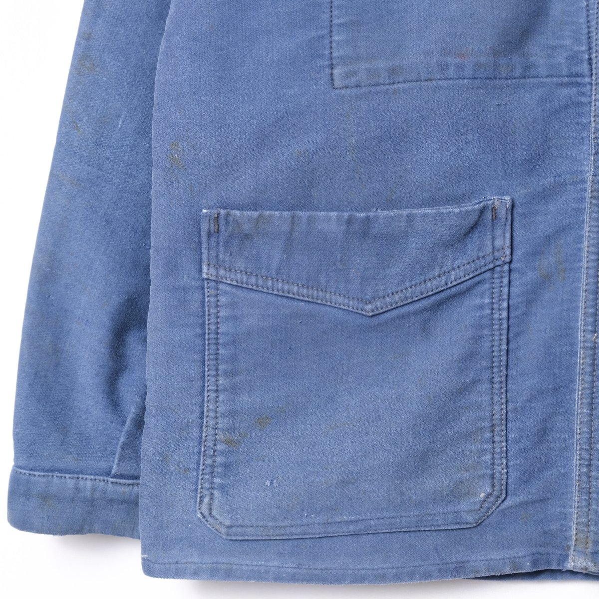40s France Vintage Le Mont St Michel Blue Moles 40s France Vintage Le Mont St Michel Blue Moles