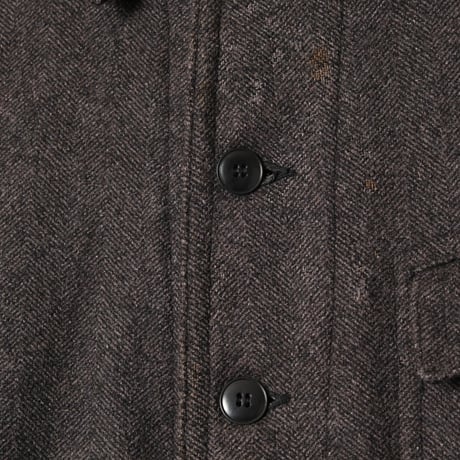 40-50s France Vintage Pascal HBT Wool Farmers Work Jacket