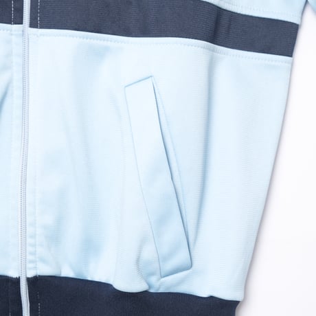 70-80s Vintage adidas Track Jacket Model  First Light Blue× Navy（Made in France)174