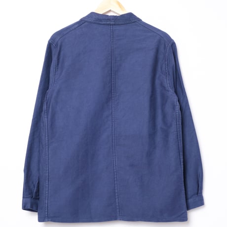 40-50s France  Vintage  Vicardex Blue Moleskin Jacket