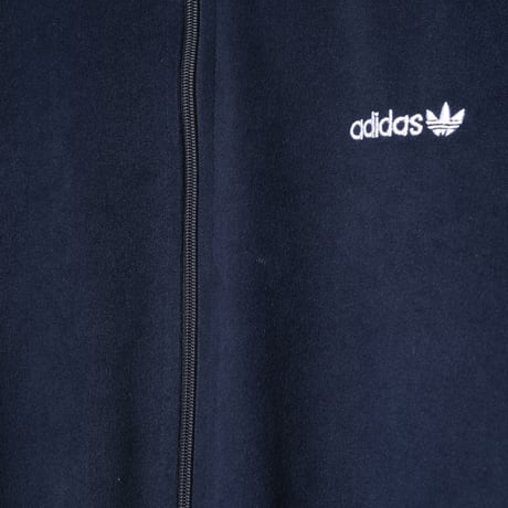 80s Vintage adidas Track Jacket Model Challenger Navy × Red (Made in Spain) 180