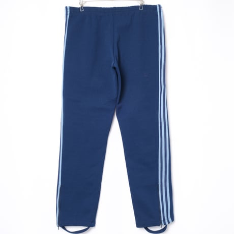 70-80s Vintage adidas Ventex Track Trousers Navy × Light Blue (Made in France)