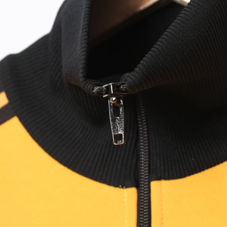 70s Vintage adidas Track Jacket Mustard × Black (Made in West Germany)
