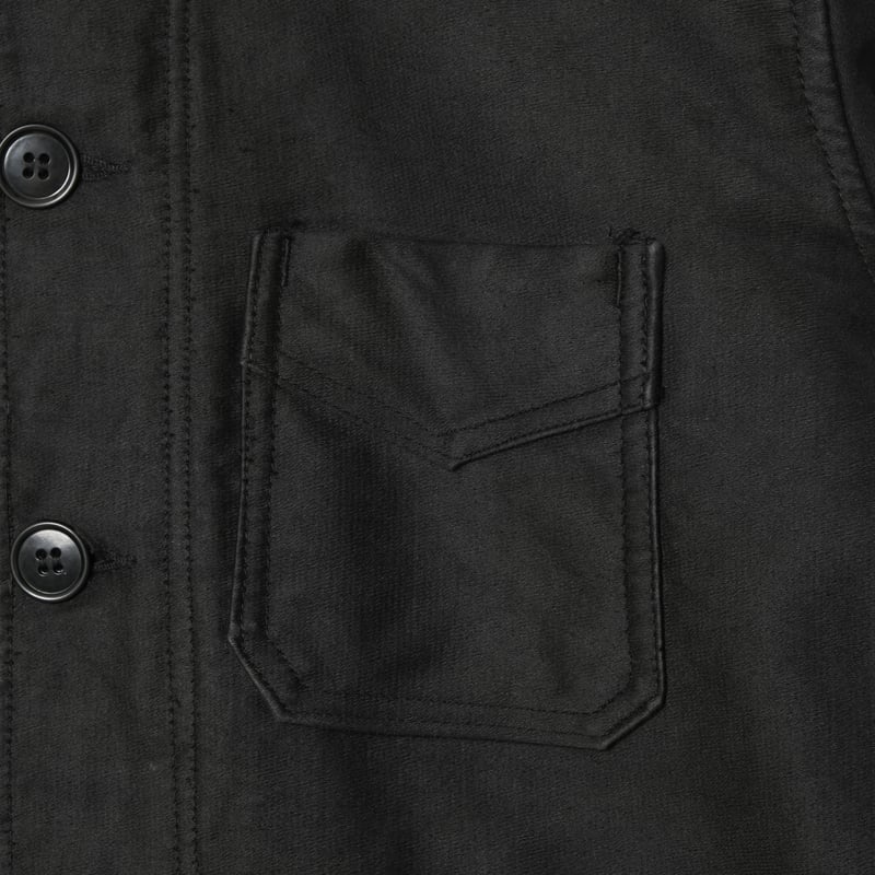 40s France Vintage Le Mont Saint Michel Black M