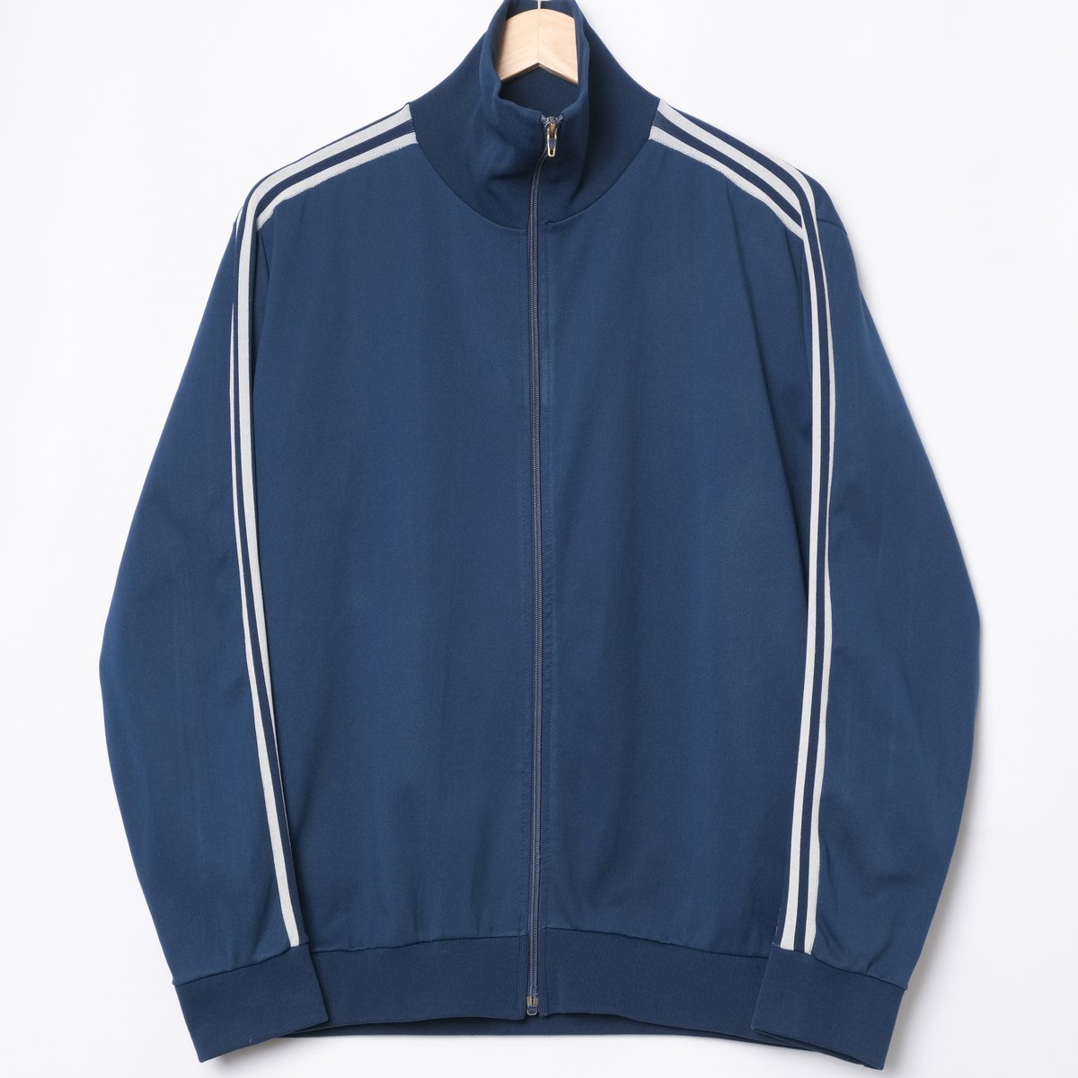 70s adidas track jacket Ventex France製 Vintage Adidas tracksuit jacket trefoil 70s 1973 Blue Ventex