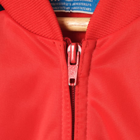 70s Vintage adidas VENTEX  ATP Red×Navy Track Jacket(Made in France) Small