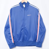 70-80s Vintage adidas Ventex Collarless Track Jacket FRANCE