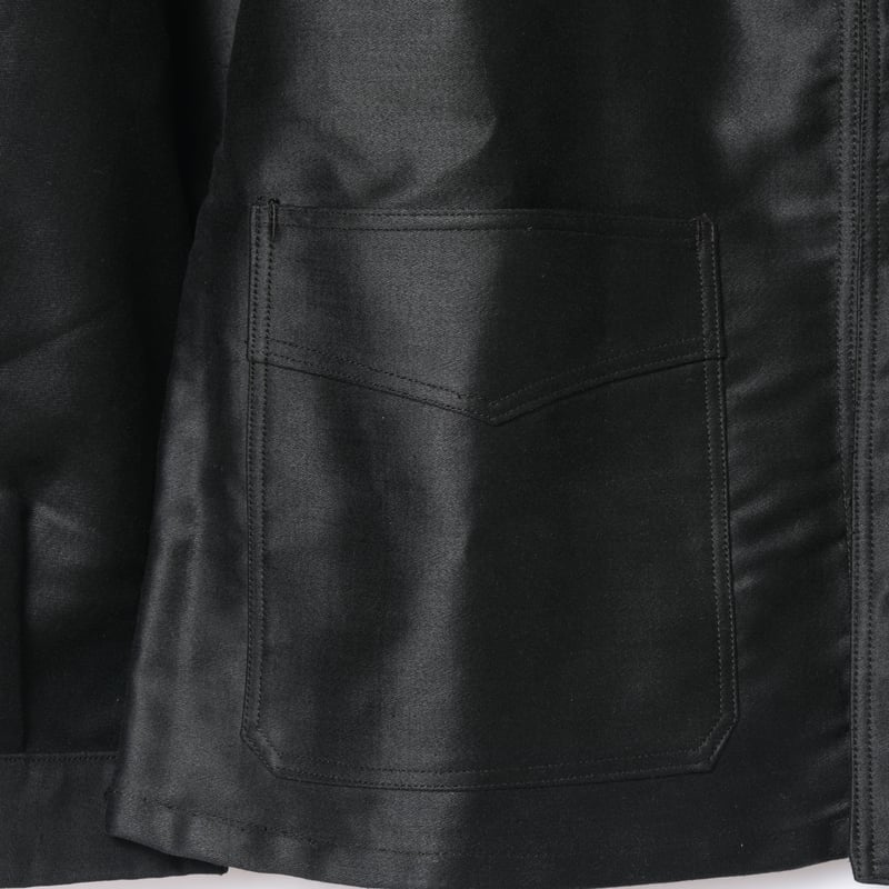 30-40s France Vintage LA BICHE Black Moleskin J 30-40s France Vintage LA BICHE Black Moleskin J