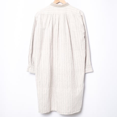 30-40s France Vintage Granpa Striped Shirt